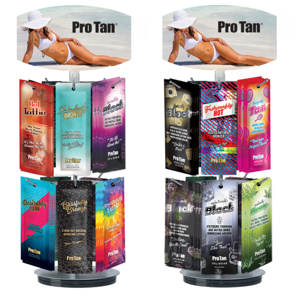 Saturnia Rotating Sachet Display Deal stand